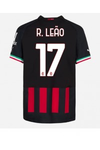 AC Milan Rafael Leao #17 Voetbaltruitje Thuis tenue 2022-23 Korte Mouw